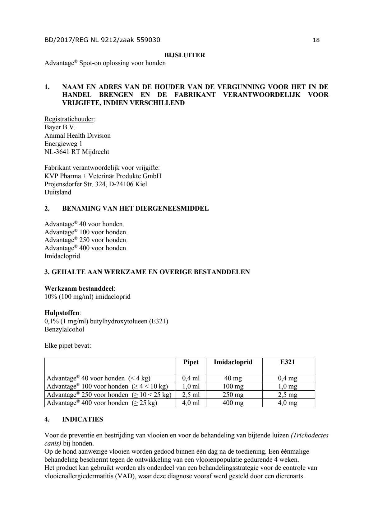 Hond 100 afbeelding van document #18, instructions