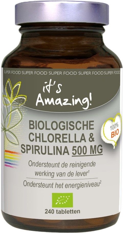 Its Amazing Chlorella & Spirulina Tabletten 240TB