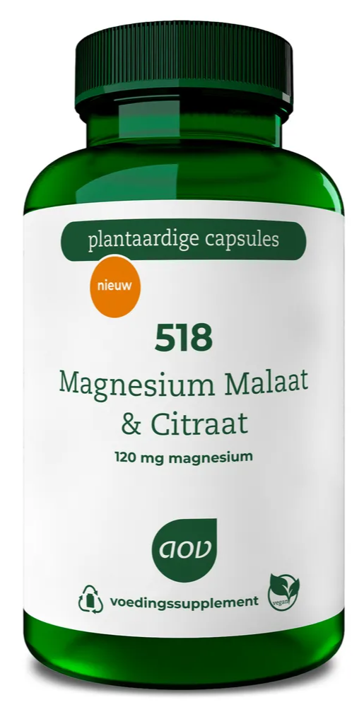 AOV 518 Magnesium Malaat & Citraat Capsules