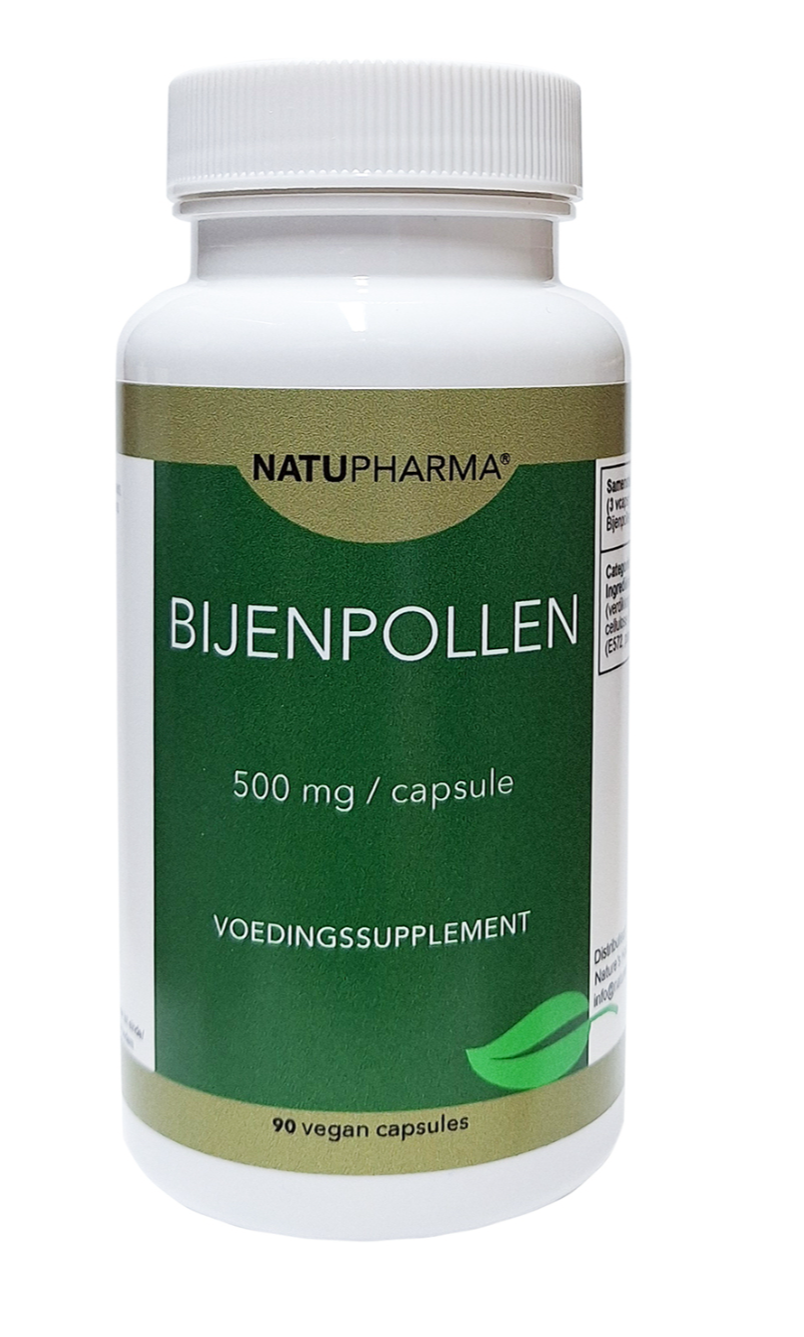 Natupharma Bijenpollen 500mg Capsules afbeelding