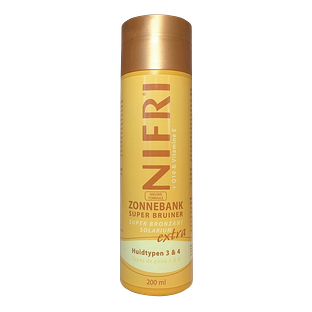 Nifri Zonnebank Super Bruiner Huidtypen 3&4 200ML