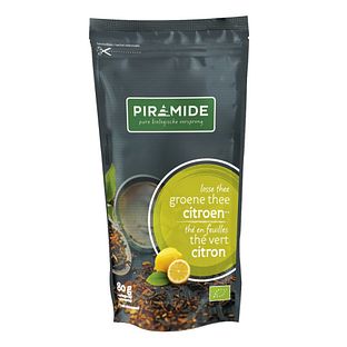 Piramide Losse Groene Thee Citroen 80GR Piramide Losse Groene Thee Citroen 80GR