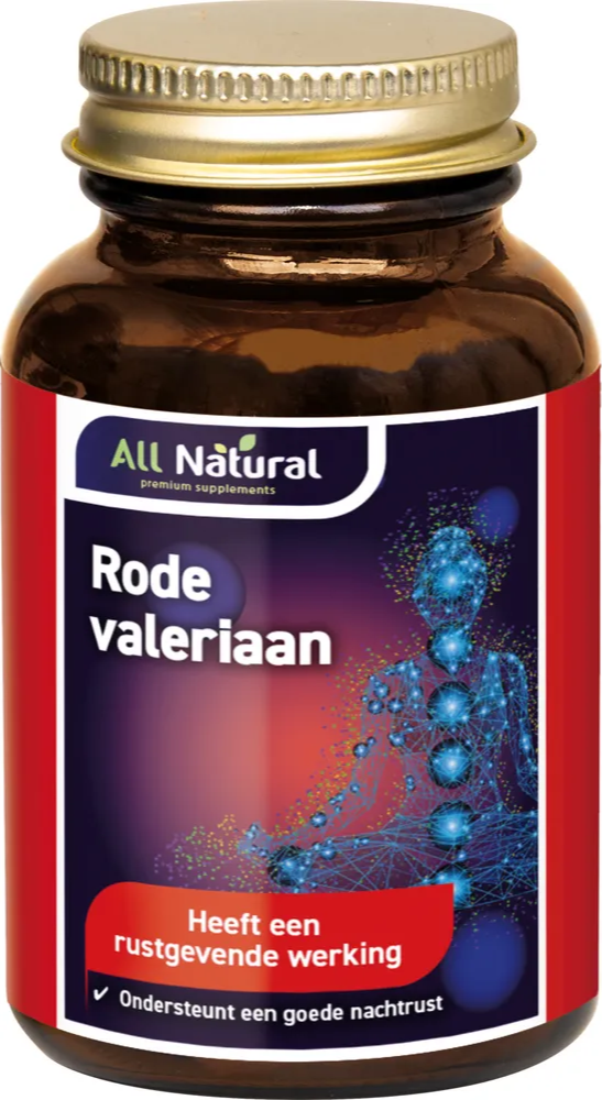 All Natural Rode Valeriaan Dragees afbeelding