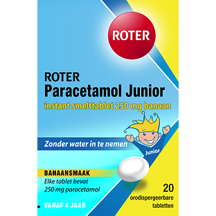 Roter Paracetamol Junior Smelt Tabletten 20ST
