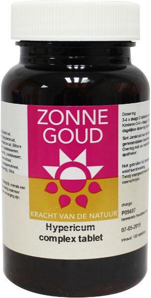 Zonnegoud Hypericum Complex Tabletten afbeelding