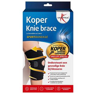 Lucovitaal Koper Knie Brace Sprotbandage 1ST