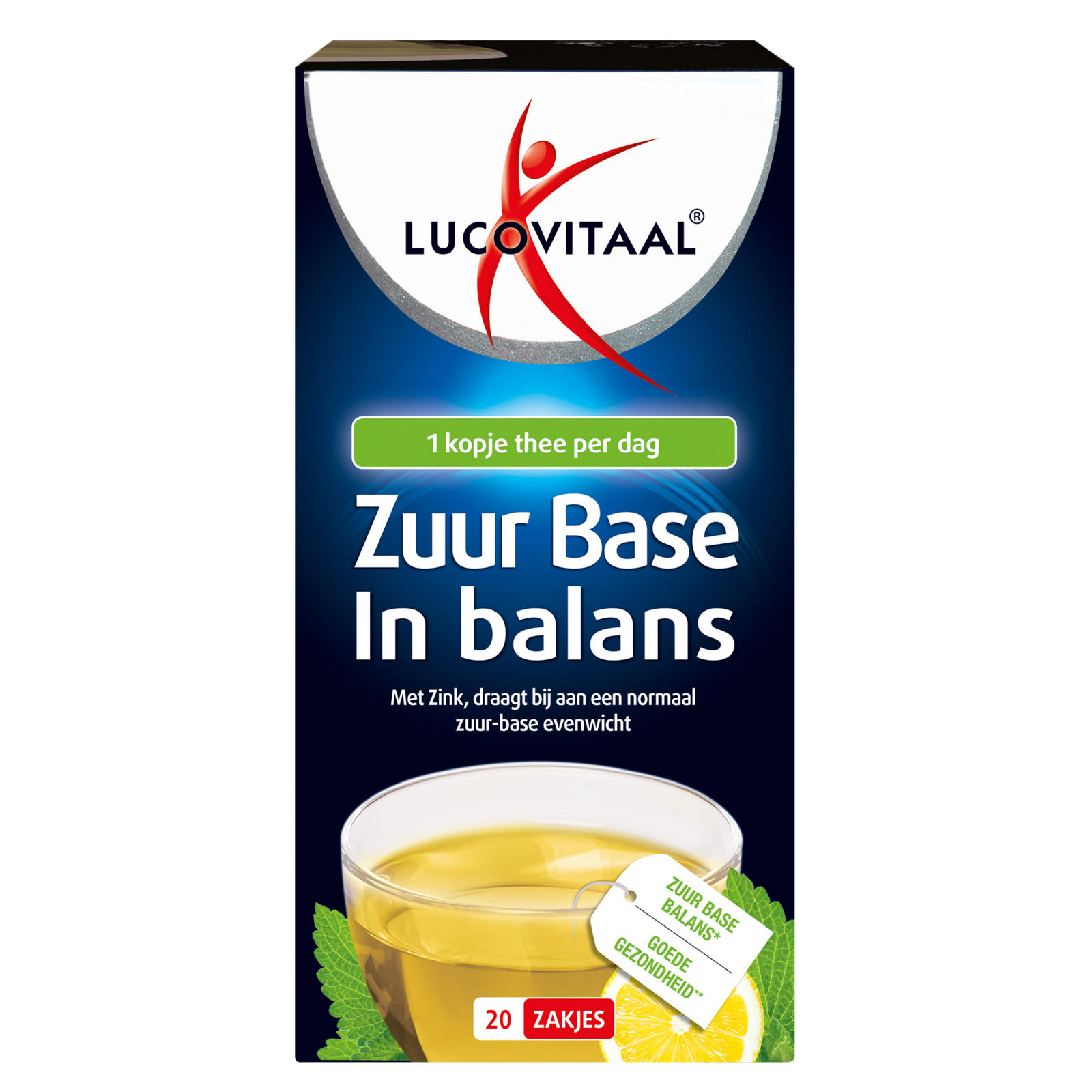 Lucovitaal Zuur Base Thee 20ST