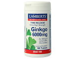 Lamberts Ginkgo 6000mg Time Release Tabletten 180TB