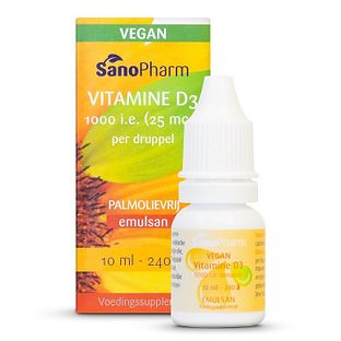 Sanopharm Vitamine D3 25mcg Emulsan Druppels 10ML