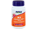 NOW Vitamine K2 Menachinon 7 100mcg Vegicaps 60CP