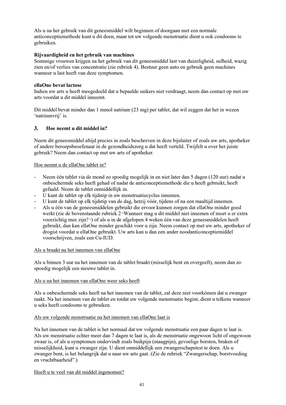 Noodanticonceptie Tablet afbeelding van document #41, leaflet