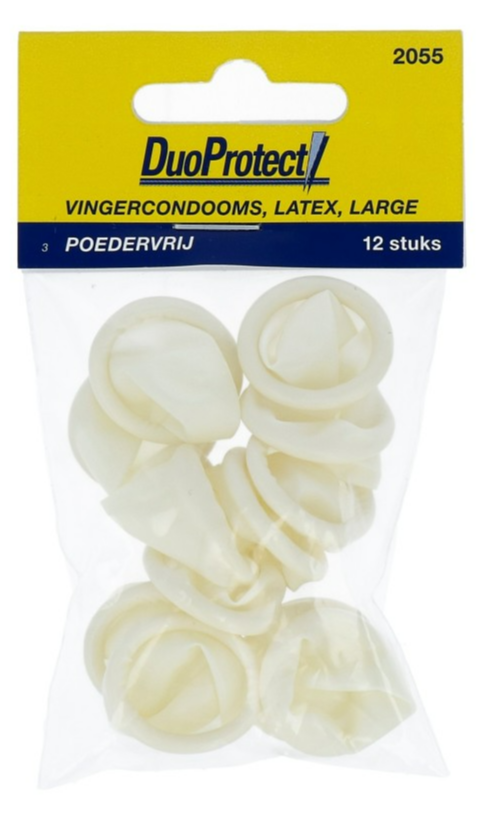DuoProtect Vingercondooms Large 12st