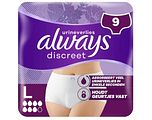 Always Discreet Incontinentie Broekjes Maat L 9ST