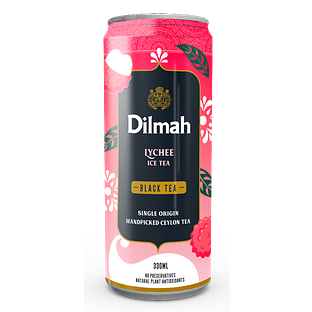 Dilmah Lychee Ice tea Black Tea 330ML