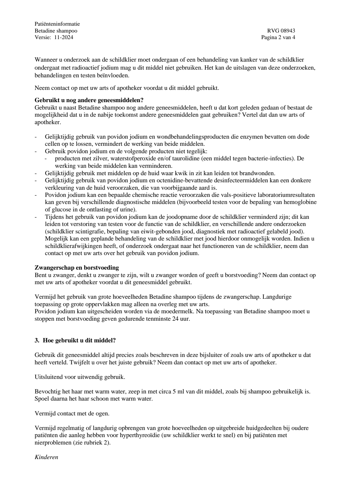 Jodium Shampoo afbeelding van document #2, leaflet
