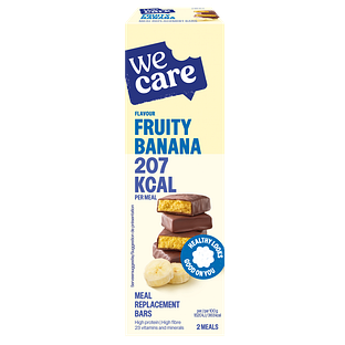 WeCare Fruity Banana Meal Replacement Bars 116GR