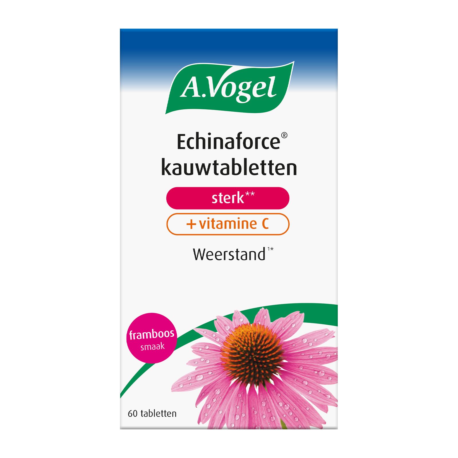 A.Vogel Echinaforce Kauwtabletten sterk** + Vitamine C Tabletten 60KTB