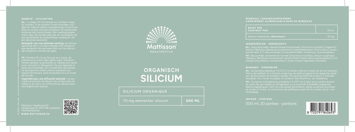 Silicium Bio afbeelding van document #1, label