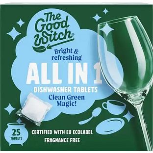 The Good Witch Bright & Refreshing All In 1 Dishwasher Tablets 25ST The Good Witch Bright & Refreshing All In 1 Dishwasher Tablets 25ST