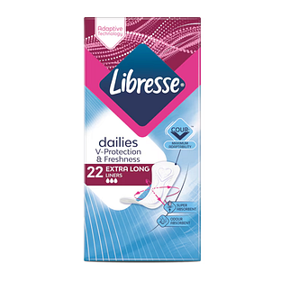 Libresse Dailies Extra Long Inlegkruisjes 22ST