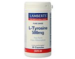 Lamberts L-tyrosine 500mg Capsules 60CP