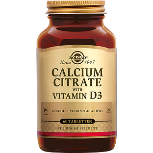 Solgar Calcium Citraat met Vitamine D3 Tabletten 60TB