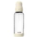 BIBS Glas Latex Medium Flow Babyfles 2+ Maanden Ivory 1ST Babyfles met dop erop BIBS Glas Latex Medium Flow Babyfles 2+ Maanden Ivory 1ST Babyfles met dop erop