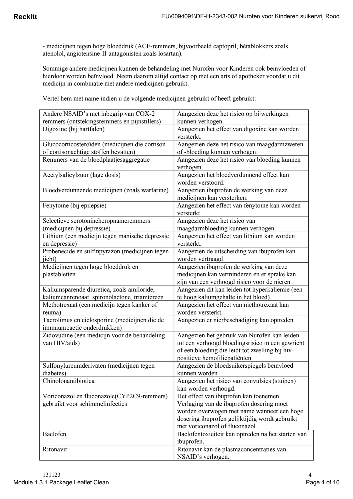 voor Kinderen Aardbei Suspensie afbeelding van document #4, leaflet