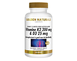 Golden Naturals Vitamine K2 & D3 Capsules 120CP