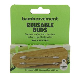Bamboovement Herbruikbare Wattenstaafjes 2ST