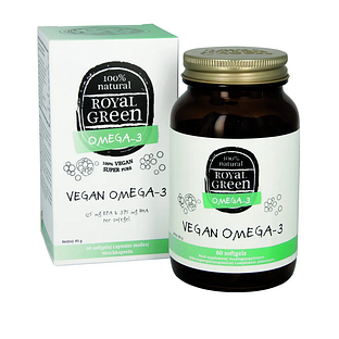 Royal Green Vegan Omega-3 Softgels 60SG