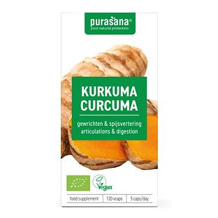 Purasana Kurkuma Capsules 120VCP Purasana Kurkuma Capsules 120VCP