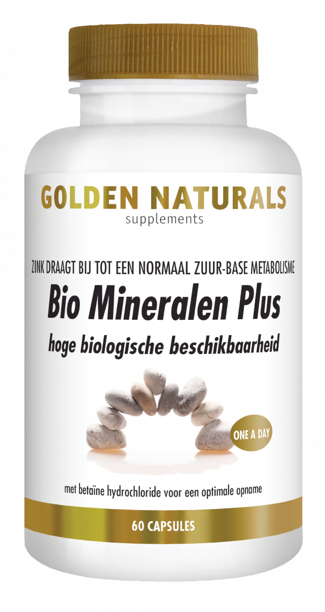 Golden Naturals Bio Mineralen plus Capsules 60VCP