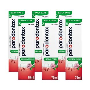 Parodontax Herbal Fresh Tandpasta Multiverpakking 6x75ML Parodontax Herbal Fresh Tandpasta Multiverpakking 6x75ML