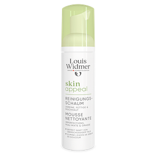Louis Widmer Skinappeal Reinigende Mousse Zonder Parfum 150ML Louis Widmer Skinappeal Reinigende Mousse Zonder Parfum 150ML