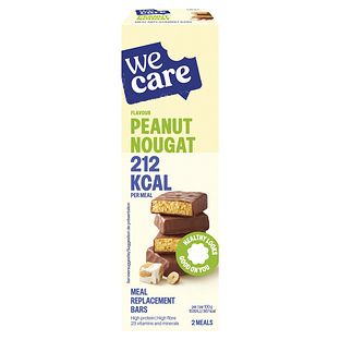WeCare Peanut Nougat Meal Replacement Bars 116GR