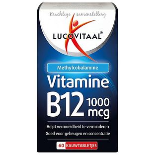 Lucovitaal Vitamine B12 1000mcg Kauwtabletten 60KTB