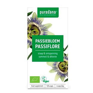 Purasana Biologische Passiebloem Capsules 120VCP