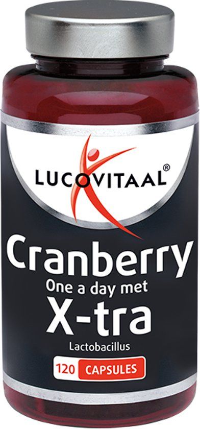 Lucovitaal Cranberry met X-tra Lactobacillus Capsules 120CP