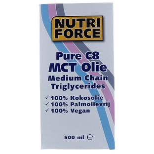 Naproz Nutriforce Pure C8 MCT Olie 500ML Naproz Nutriforce Pure C8 MCT Olie 500ML