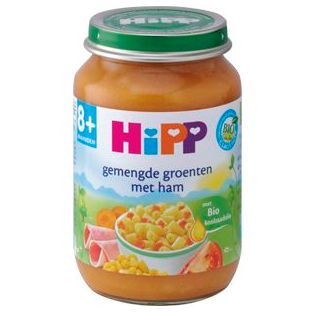 HiPP 8M+ Babymaaltijd Gemengde Groenten Met Ham