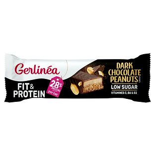 Gerlinéa Fit & Protein Maaltijdreep Dark Chocolate Peanuts 45GR Gerlinéa Fit & Protein Maaltijdreep Dark Chocolate Peanuts 45GR
