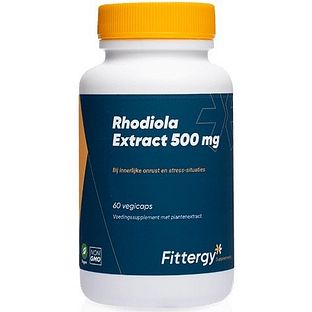Fittergy Rhodiola Extract 500mg Capsules 60CP