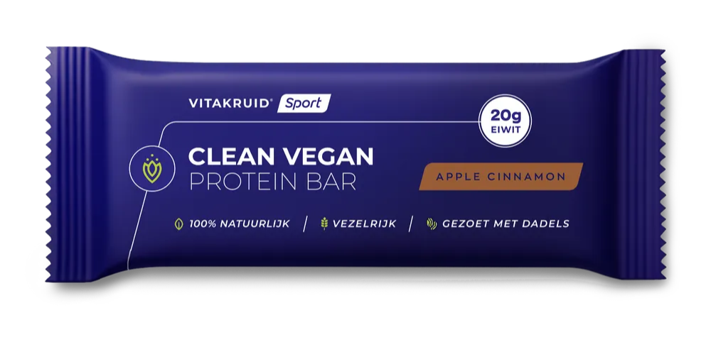 Vitakruid Clean Vegan Protein Bar Apple Cinnamon