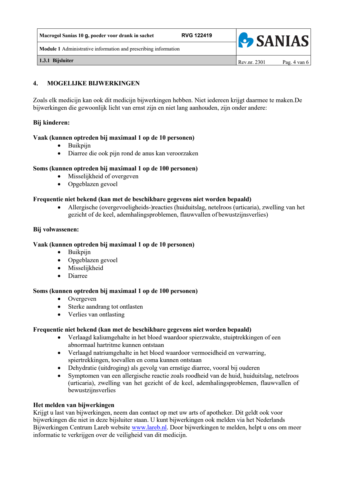 Macrogol Poeder 10gr afbeelding van document #4, leaflet