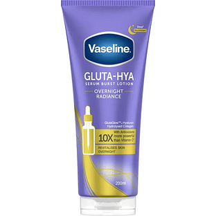 Vaseline Gluta-Hya Overnight Radiance Serum Burst Lotion 200ML
