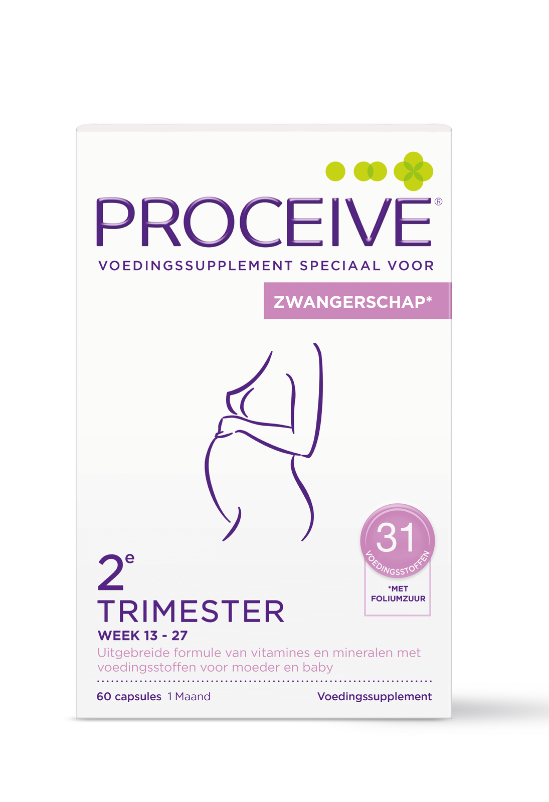 Proceive Zwangerschap Trimester 2 Capsules kopen