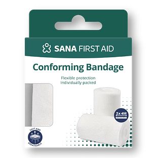 Sana First Aid Elastisch Fixatiewindsel 2ST