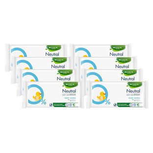 Neutral 0% Baby Wipes Multiverpakking 8x52ST