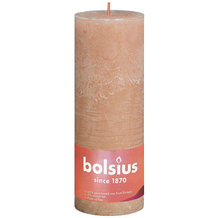Bolsius Rustiek Stompkaars Misty Pink 190/68 1ST